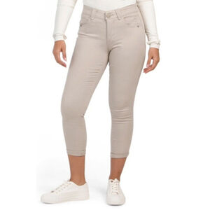 Wit & Wisdom Absolution High Rise Slimming Stretch Pants Khaki 18 Petite Ankle